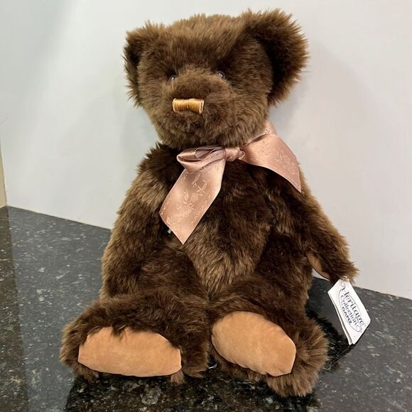 Heritage Collection by Ganz Whitney  Brown Teddy Bear Plush Stuffed Toy … - Picture 1 of 11